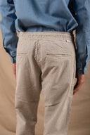 LIGHT GREY STRIPES JOGGER LONG