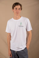 WHITE/MINT GREEN THE GENT T-SHIRT