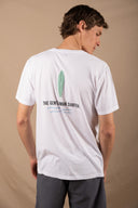 WHITE/MINT GREEN THE GENT T-SHIRT