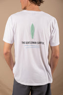 WHITE/MINT GREEN THE GENT T-SHIRT