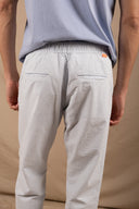 LIGHT BLUE SEERSUCKER JOGGER LONG