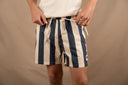 OFFWHITE/NAVY STRIPES SAM BEACH