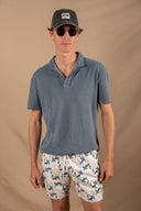 DEEP BLUE LE BLEU OCÉAN TOWEL POLO
