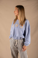 LIGHT BLUE SEA FEM SWEATSHIRT