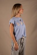 LIGHT BLUE SEA SOLEIL T-SHIRT