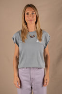 LIGHT GREY BORN IN THE SOUTH SOLEIL T-SHIRT