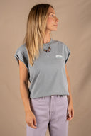 LIGHT GREY BORN IN THE SOUTH SOLEIL T-SHIRT