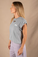 LIGHT GREY BORN IN THE SOUTH SOLEIL T-SHIRT