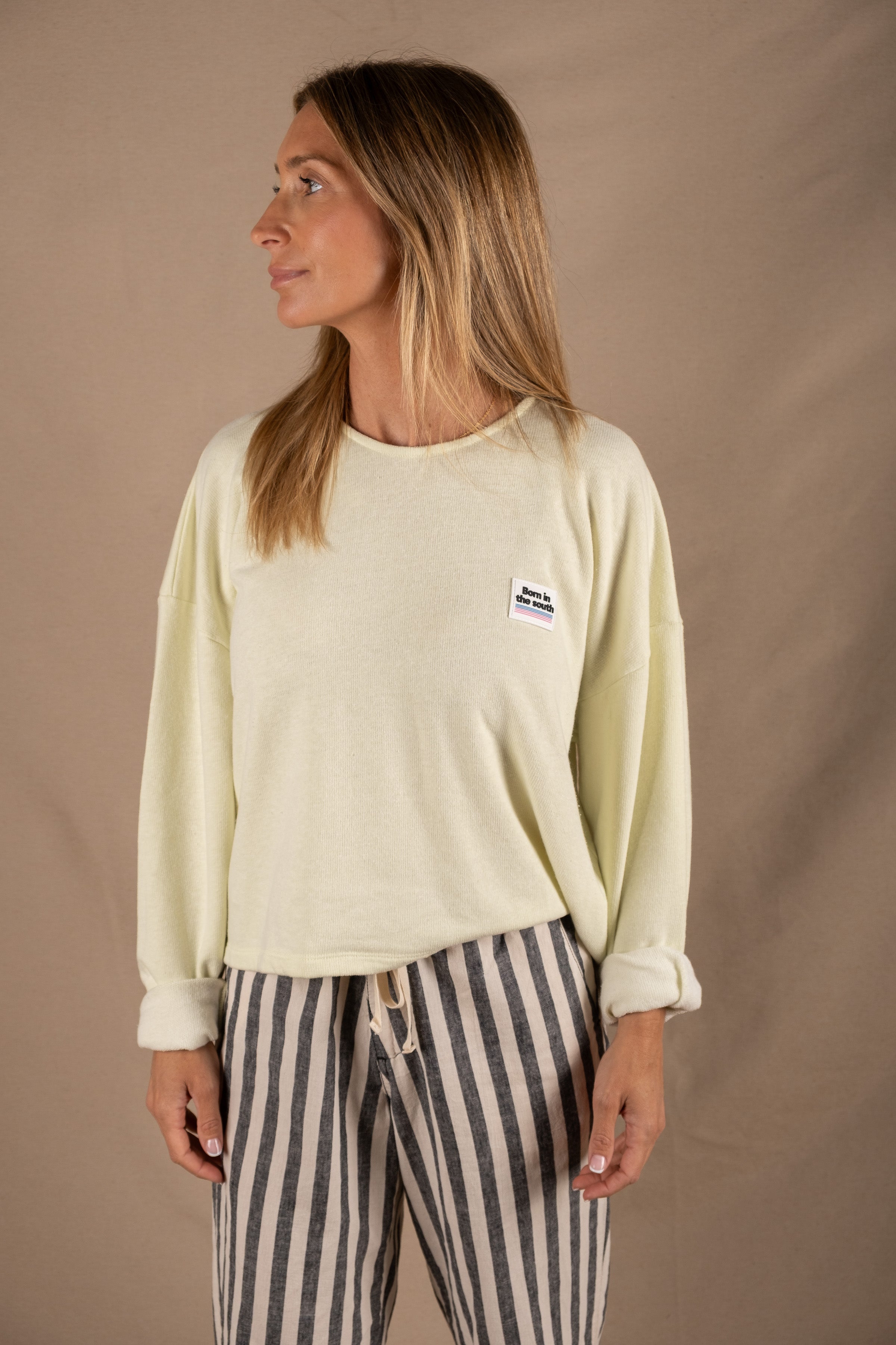 LIME GREEN BORN IN THE SOUTH BUGGIE SWEATSHIRT