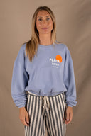 LIGHT BLUE PLAYA CHICA FEM SWEATSHIRT