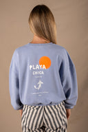 LIGHT BLUE PLAYA CHICA FEM SWEATSHIRT