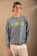 LIGHT GREY/YELLOW SEA SWEATSHIRT