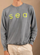 LIGHT GREY/YELLOW SEA SWEATSHIRT