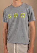 LIGHT GREY/YELLOW SEA T-SHIRT
