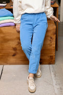 TWILIGHT BLUE CORDUROY FEM JOGGER LONG