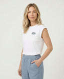 WHITE PINK BORN IN THE SOUTH SOLEIL T-SHIRT