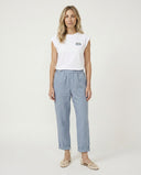 WHITE PINK BORN IN THE SOUTH SOLEIL T-SHIRT