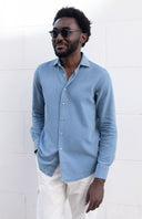 BLUE DENIM SPORT SHIRT