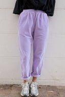 LILAC CORDUROY FEM JOGGER LONG
