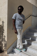 LIGHT GREY THE GENT T-SHIRT