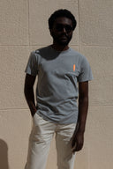 LIGHT GREY THE GENT T-SHIRT