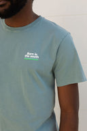 SAGE GREEN BORN IN THE SOUTH T-SHIRT
