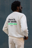 OFFWHITE GREEN BORN IN THE SOUTH SWEATSHIRT