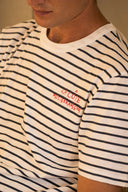 OFFWHITE/NAVY LA CÔTE STRIPES T-SHIRT