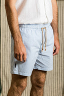 LIGHT BLUE STRIPES SAM BEACH