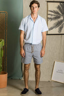 NAVY STRIPES SAM BEACH