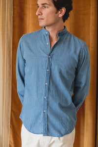 MAO DENIM SHIRT